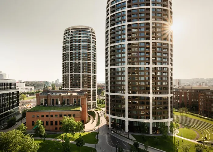 Luxury In Skypark Residence, 26th Floor - Castle View, Parking Free * Μπρατισλάβα